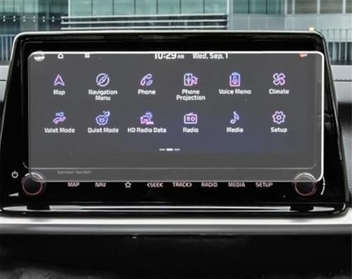 Film protecteur Kia Forte 2022 verre trempé 10,25 pouces pour écran GPS