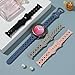 20mm Braided Silicone Band Compatible for Samsung Galaxy Watch 7 6 5 4 40mm 44mm,5 Pro 45mm/Watch 6 4 Classic Band 42mm 46mm 43mm 47mm,Galaxy Watch 3/Active 2 40mm 46mm, Women Slim Lace Sport Bands