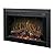 Dimplex BF Series 45" Deluxe Built-In Electric Firebox (Model: BF45DXP), 9213/7165/4913 BTU, 240/208/120 Volt, 2700/2100/1440 Watt, Black