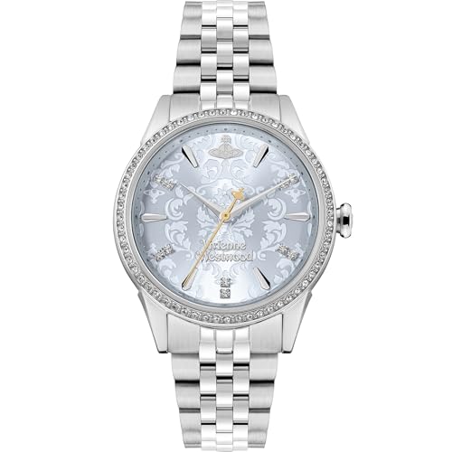 Vivienne Westwood Little Wallace 32mm Ladies Quartz Watch with Pale Blue Dial & Silver Stainless Steel Bracelet