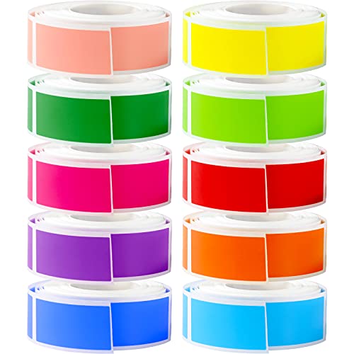 Étiquettes autocollantes rectangulaires Ctosree pour étiquetage fichier et inventaire