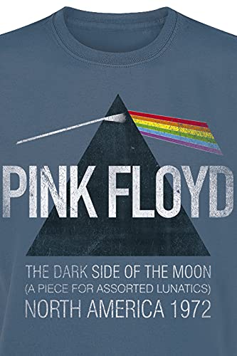 T-Shirt Di Pink Floyd - North America 1972 - M A Xxl - Uomo - Blu - 3