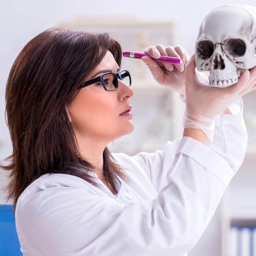 Nuanchu 30 Pcs Penlight for Nurse LED Reusable Pen Light with Pupil Gauge Nurses Pin Light for Torch Medical Students Doctors Daily Use with Pocket Clip Nurse and Doctor Gifts(Elegant Colors)