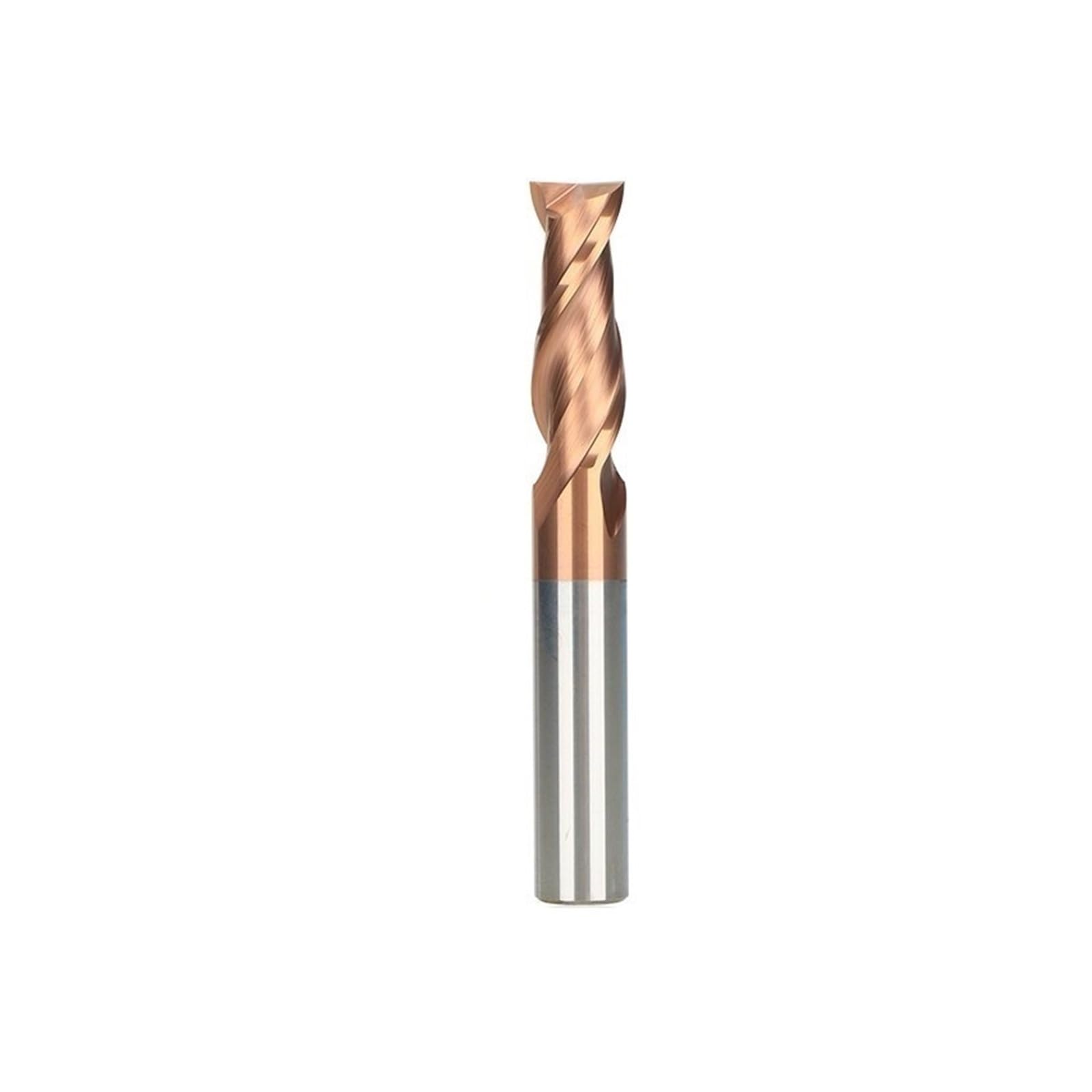 1/8 sztuk frezy z węglików spiekanych CNC frezy wolframowe 2 flet Metal Steel CNC frez do drewna Metal (Size : D16x16x70x150L)