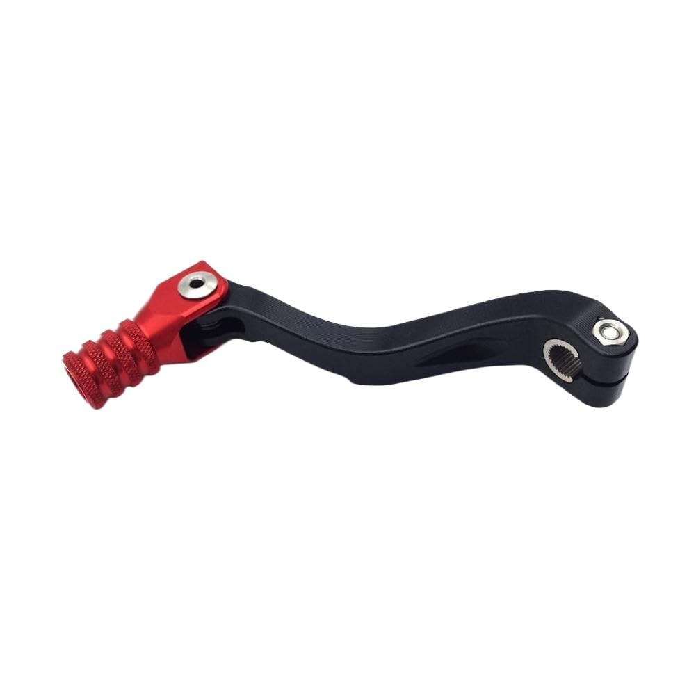 Ahdmaafmv Red Cnc Aluminum Folding Shift Lever With Spline Inlaid Iron Sleeve Compatible With Kayo Bosuer Apollo Xmotos(Red)
