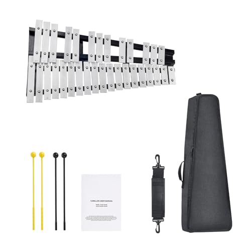 Happybuy Professional 32 Note Glockenspiel Xylophone Kit with Extras