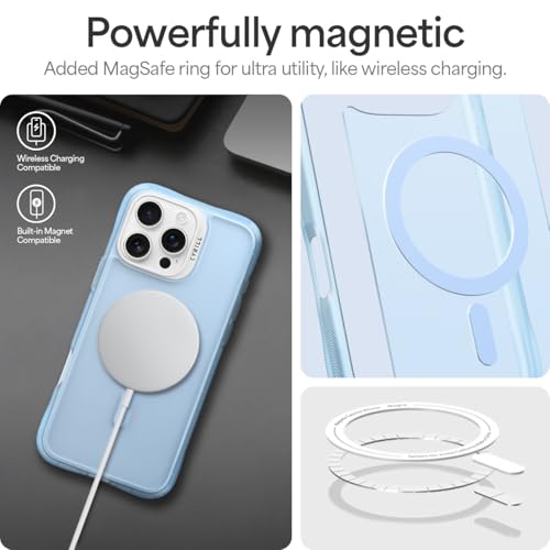 Image of Spigen Cyrill UltraSheer Mag | iPhone 16 Pro Case | iPhone 16 Pro Back Cover | TPU+Poly Carbonate - Baby Blue