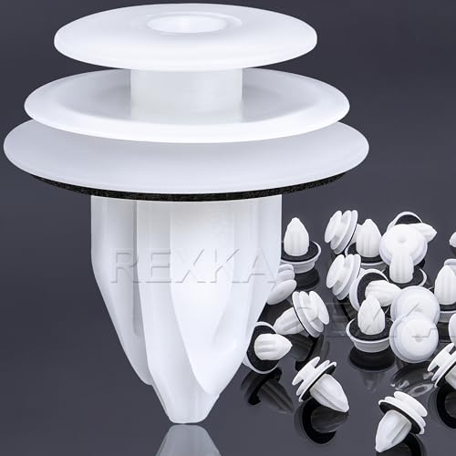 Rexka 30pcs Door Trim Panel Retainers Clips for Lexus Toyota 90467-A0005 Camry, FJ Cruiser, High Lander, RAV4, 4-Runner ES 350, GX 470, is 250, is 350, is F, LS 460 & LS 600HL