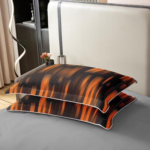 Housse de couette King Size en pur coton géométrique chic