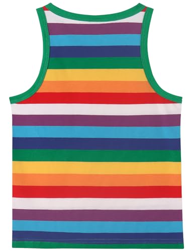Spring&Gege Boys Striped Tank Tops Summer Sleeveless Cotton T Shirt (4-12 Years)2