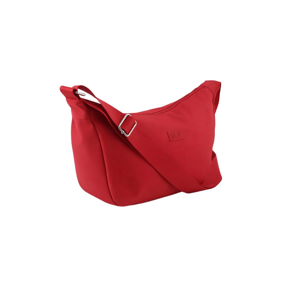 Crescent Nova Sling Bag, Lightweight Soft-Touch Imitation Nylon Crossbody, Water-Resistant Trendy Everyday Travel Bag-image-41