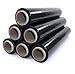 Produktbild Netuno 6 Rollen Stretchfolie Schwarz 23my 500 mm 1,5 kg Palettenfolie Wickelfolie PE-Handstretchfolie Cast-Film Strech-Folie Packfolie Verpackungsfolie Umzugsfolie Plastikfolie Stretch Film