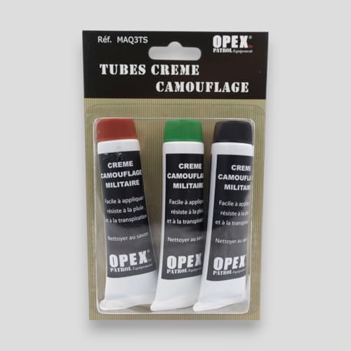 OPEX - Lot de 3 Tubes de Camouflage - Camouflage CE (Centre Europe)