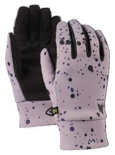 Burton Women's Standard Touch-N-Go Glove Liner, Elderberry Spatter, Large