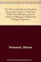 The Princeton Review Making a Difference College Program, 1995-96 0679761519 Book Cover