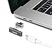 Magnetic USB C Adapter,Type C Connector, USB 3.1 10 Gb/s PD,100W Quick Charge - 4 K @ 60 Hz High Resolution - Supports High Speed, Compatible with MacBook Pro/Pixelbook/Matebook/Dell XPS (Grey)