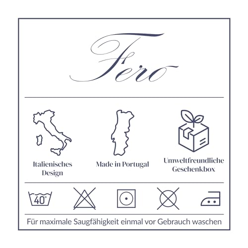 Ferò Luxus Handtücher Set Baumwolle, 8 Teile, Low Twist Baumwolle, 550 g/m², Oeko-TEX, Italienisches Design, 2 handtücher 70x140cm, 2 Handtuch 50x100cm, 4 Gästehandtuch 30x30cm, Rosa