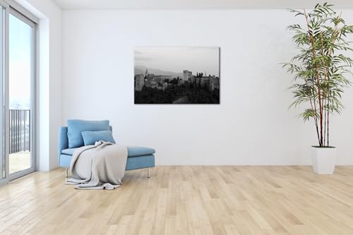 Impression numérique de qualité supérieure effet noir blanc sur cadre bois