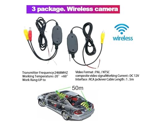Caméra de recul de vision nocturne CCD Full HD pour Dodge Trazo - 7