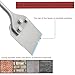 Regiis Tech SDS Plus Floor Scraper 4 In. x 10 In. Wide Tile Flooring Adhesives Remover, Thinset Removal Tool Chisel Bit with Spare Blades for Rotary Hammer Drill