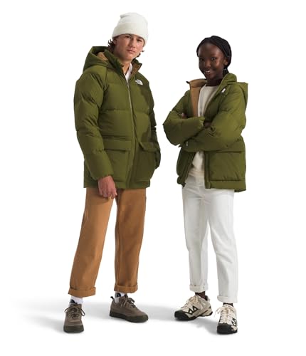 Image of THE NORTH FACE Kids' North Down Fleece-Lined Short Parka | 600 Fill Recycled Waterfowl Down Insulated, Water Repellent