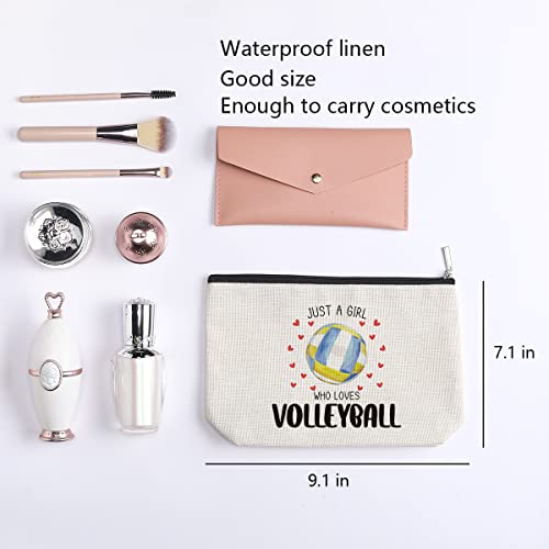 KDXPB PZ Volleyball Stuff Volleyball Gifts for Players Teams Birthday Gifts for Women Her Best Friend Sister Coworker BFF Besties Makeup Bag2