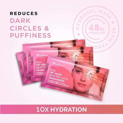 Image of Mintree USA Rejuvenating Under Eye Mask for Dark Circles, Puffiness and Fine Lines, Cooling Eye Mask with Ceramides and Vitamin C | Soothing Under Eye Care for Men and Women (Pack of 1)