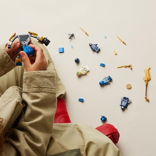 NINJAGO Jay Mech Battle Pack Set di giocattoli per bambini, con minifigure Jay e Figura Mech, regalo creativo Ninja per ragazzi e ragazze dai 6 anni in su, 71805 - Lego - Immagine 2