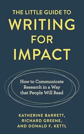The Little Guide to Writing for Impact book cover