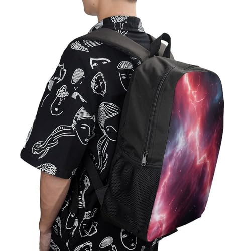 Lightning Backpack Simple Leisure Travel Backpack Outgoing Daypack 17 Inch4