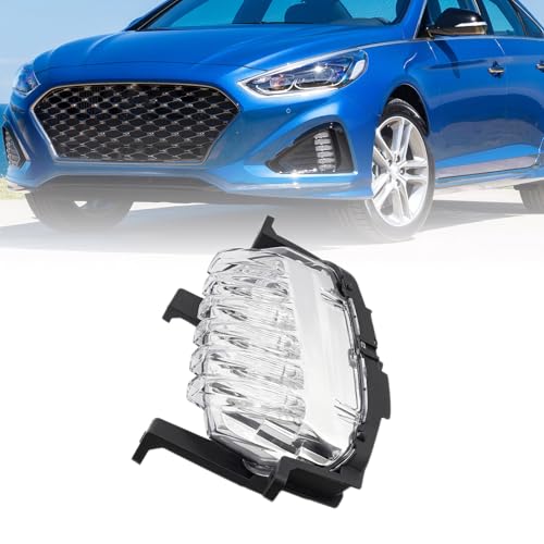 YINZINR LED Daytime Running Light Assembly Fits for 2018-2019 Hyundai Sonata Limited 2.0T, OEM # 92208C1600, 92207C1600 (Left Driver Side)