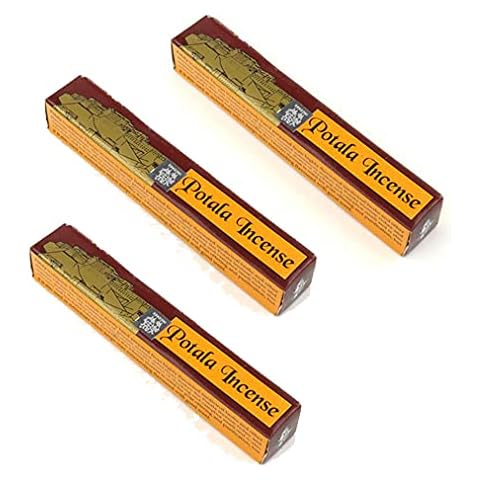Potala Incense x 3 boxes of Traditional Hand Rolled Nepalese Incense | Potala x 3 Cover