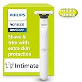 Philips Norelco OneBlade Intimate, Designed For Pubic Grooming, Trim & Shave With Extra Skin Protection, Model QP1924/70