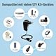 Netzgleichrichter Netzadapter Adapter 100V - 240V auf 12V/3A (36W) KFZ Zigarettenanzünder Steckdose Spannungswandler 12V Netzteil über das Stromnetz für Auto-Kühlbox, Luftpumpe, Autostaubsauger