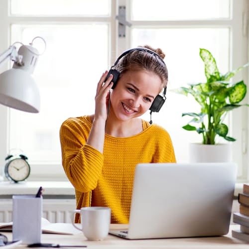 Image of Maxell USB-C Wired Headphones, Detachable Boom Mic, Reversible | Detachable boom mic for calls, removable for music-only use - reversible USB-C plug, ideal for classrooms