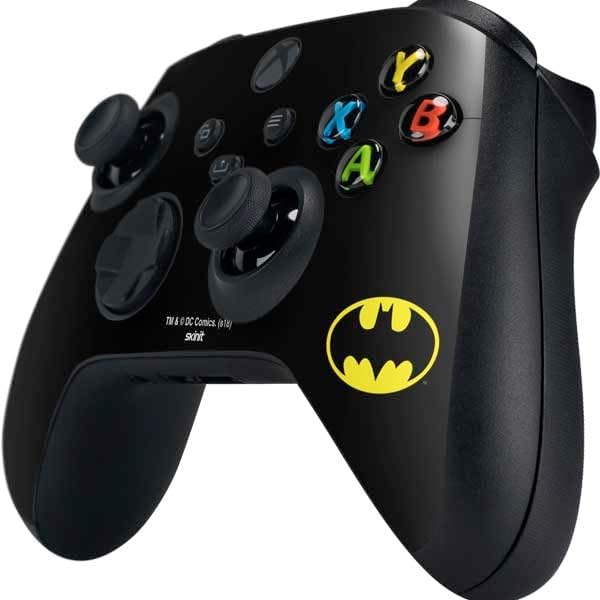 Skinit Decal Gaming Skin Compatible with Xbox Series X Controller - Officially Licensed DC Comics Batman Movie 1989 Logo Design