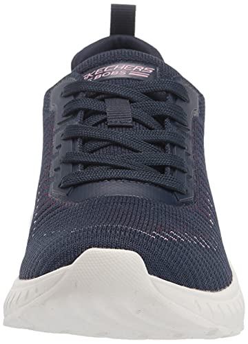 Tênis Bobs Squad Chaos-Renegade Par, Skechers, Feminino, Azul Escuro / Multicolor, 37