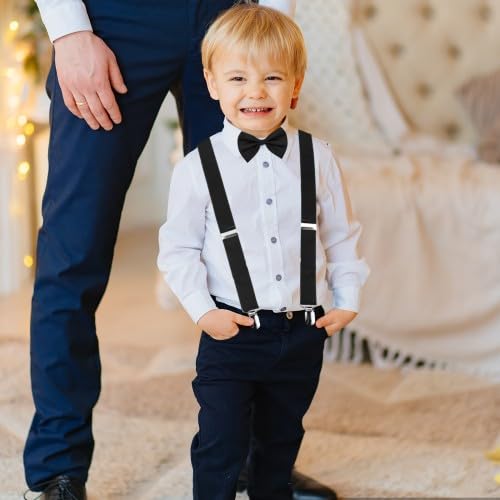 Tirantes Ajustables para Niño Set con Pajarita Elástico Forma Y