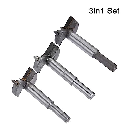 MACHSWON 3 PCS Forstner Drill Bits Tungsten Carbide Wood Hole Saw Opener Drill Bit 35mm+38mm+40mm Woodworking Drilling Boring Bit Cutter - Image 2