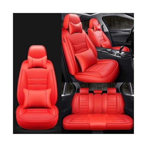 Housse de siège voiture imperméable et intégrale rouge pour Land Rover Discovery 3 4 5 et Sport