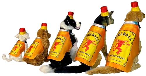 Disfraz para perro Fireball botella talla S-M miniatura 2