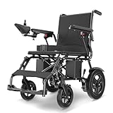 Electric Wheelchair for Adults - KERDOM Foldable Wheelchair 330LBS Capacity, 360° Joystick Control & EABS Parking | Anti-Tip Wheels, Compact Mobility Scooter for Travel