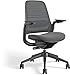 Steelcase Series 1 Office Chair - Ergonomic Work Chair with Wheels for Carpet - Helps Support Productivity - Weight-Activated Controls, Back & Arm Support - Easy Assembly - Graphite