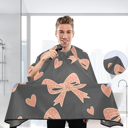 Capa impermeable profesional de corte de cabello con cierre de broche ajustable MAOBLYR miniatura 6