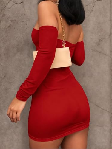 Image of Women's Summer Two-Piece Skirt Sets Sexy Off Shoulders Top Y2K Going Out Short T-Shirt Sets Mini Dress Outfits D293
