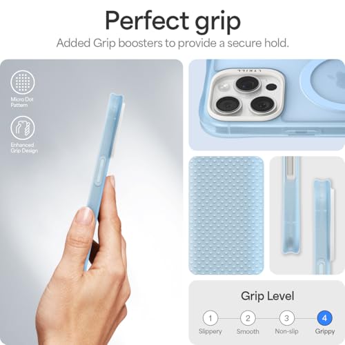 Image of Spigen Cyrill UltraSheer Mag | iPhone 16 Pro Case | iPhone 16 Pro Back Cover | TPU+Poly Carbonate - Baby Blue