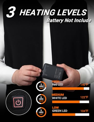 Heated Fleece Vest and Jackets for Men and Women