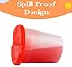 ECOJEN 10pcs Kinderfarbetassen, Spill Proof Learning Color Cups für jungen Künstler