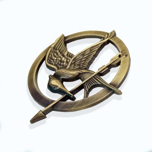 The Hunger Games Mockingjay Prop Pin Brooch Badge 1.5" in3