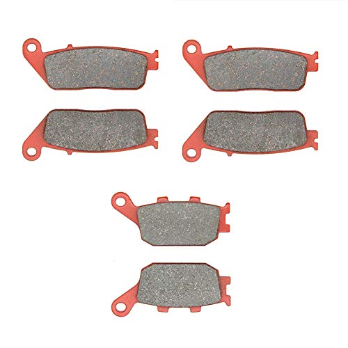 MEXITAL Plaquettes de frein Céramique Avant et Arrière pour HONDA CB 600 F Hornet (98-12) CBF 600 N (08-09) CBF 1000 (06-10) CBF 1000 F (10-15) Ninja 650 EX...